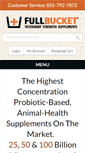 Mobile Screenshot of fullbuckethealth.com